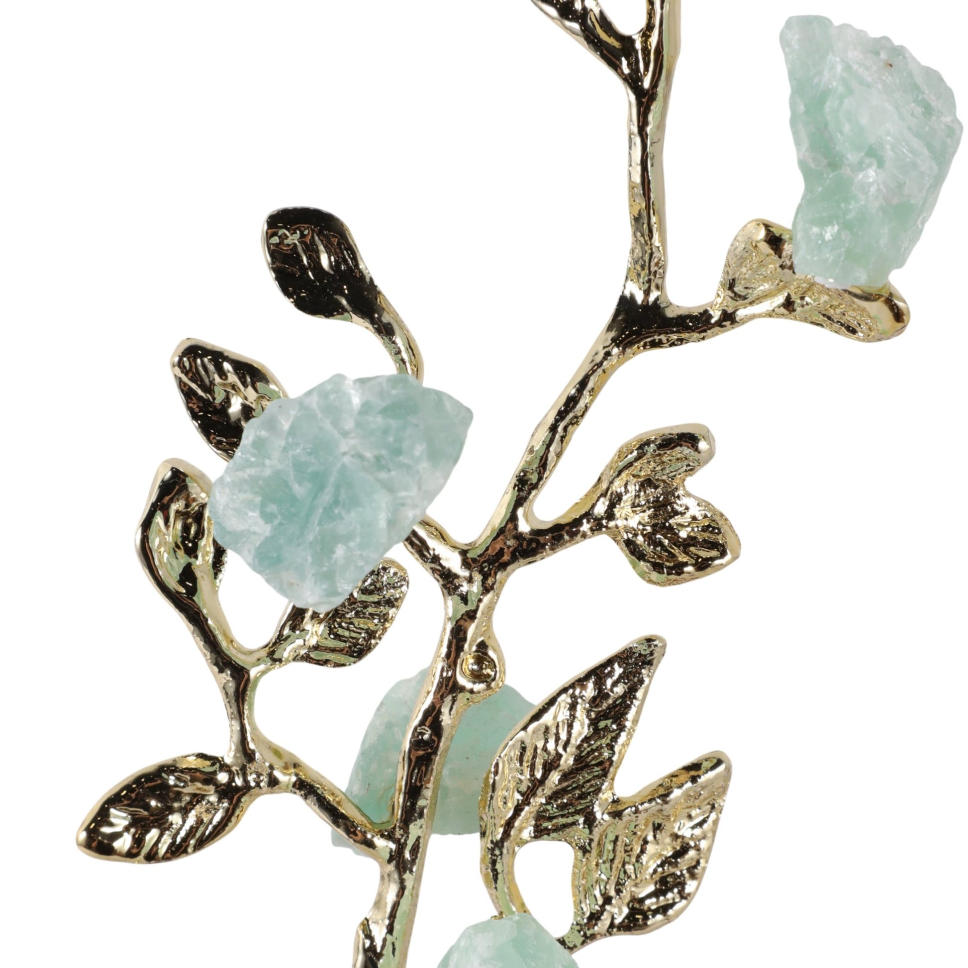 Peoria Large Green Flourite Stone Tree Statuary Table Decors| Sagebrook Home