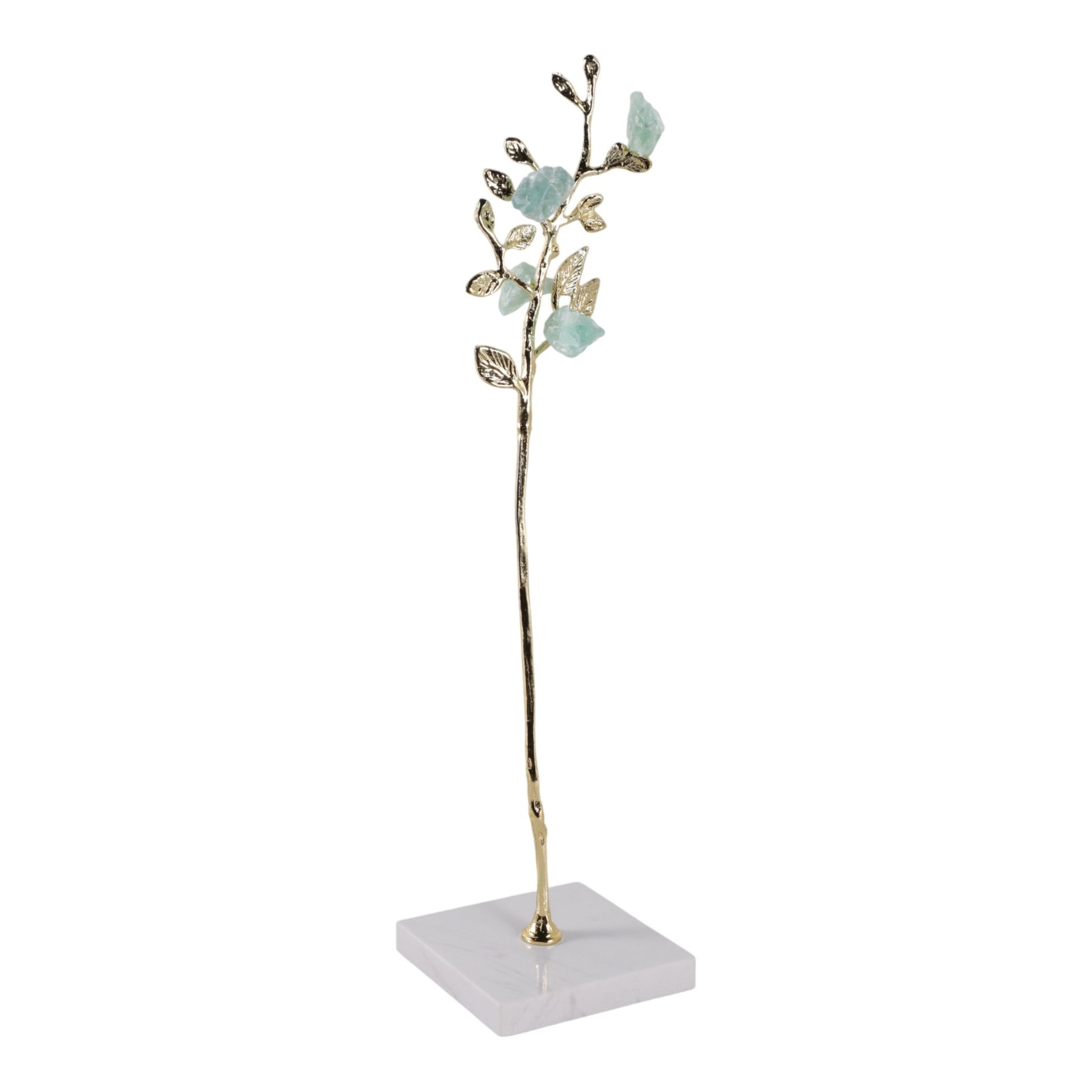 Peoria Large Green Flourite Stone Tree Statuary Table Decors| Sagebrook Home