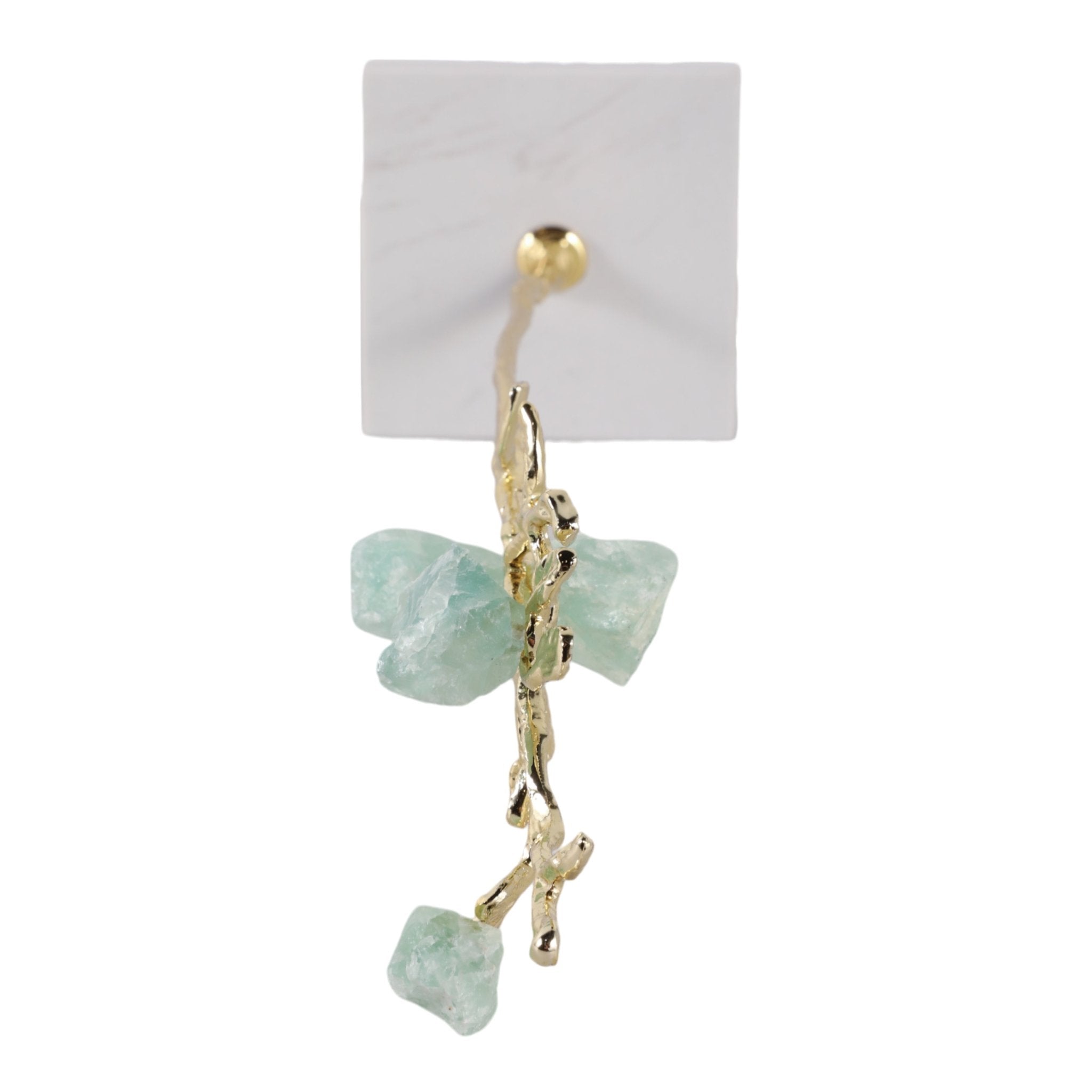 Peoria Large Green Flourite Stone Tree Statuary Table Decors| Sagebrook Home