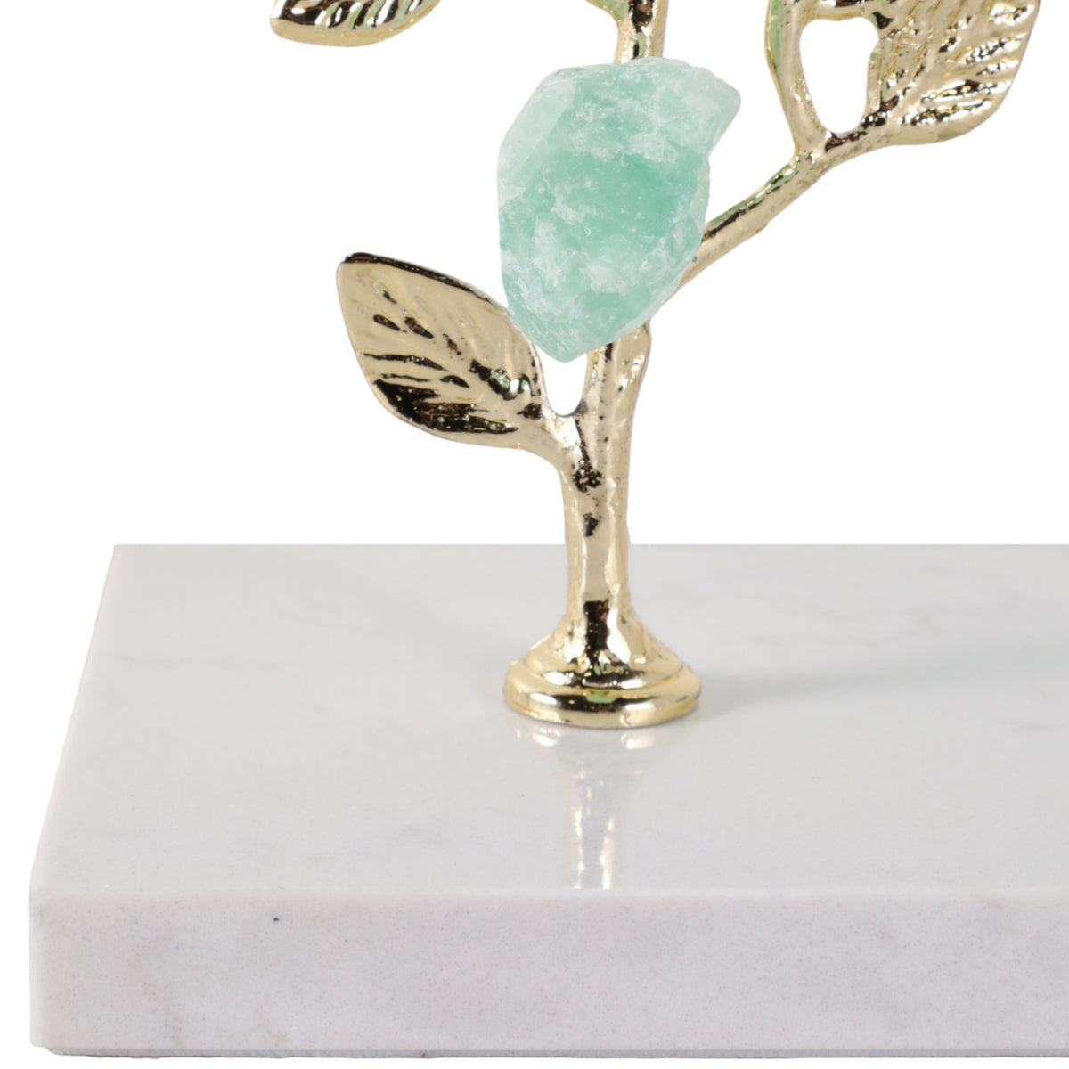 Peoria Small Green Flourite Stone Tree Statuary Table Decors| Sagebrook Home