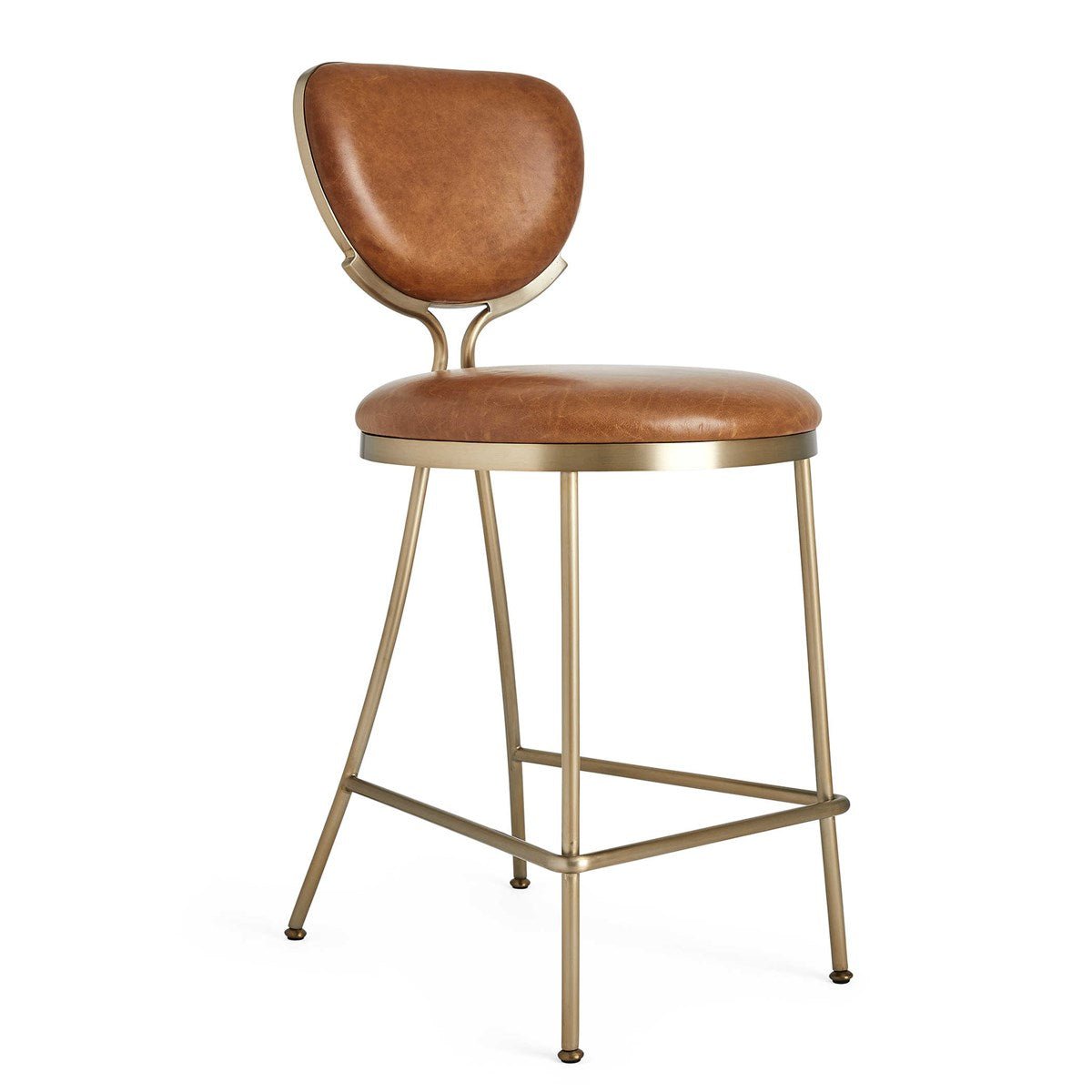 Perch Counter Stool - Dark Caramel Stools| Uttermost