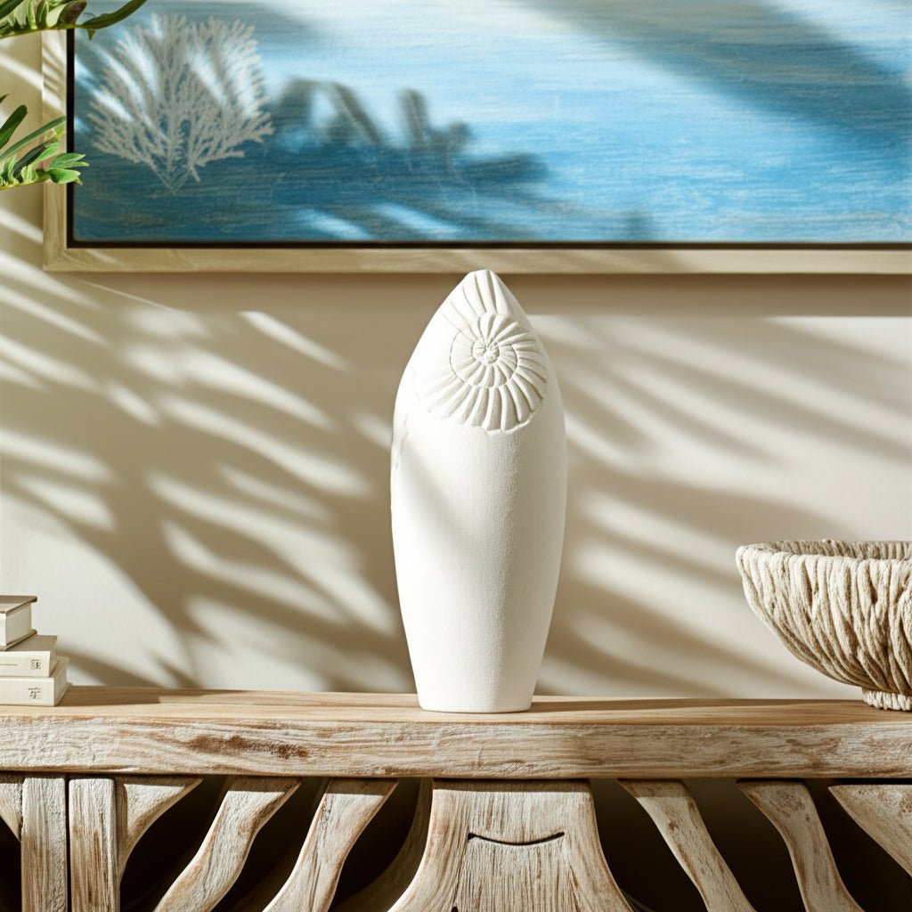 Perry Shell Vase Vases and Jars| Sagebrook Home