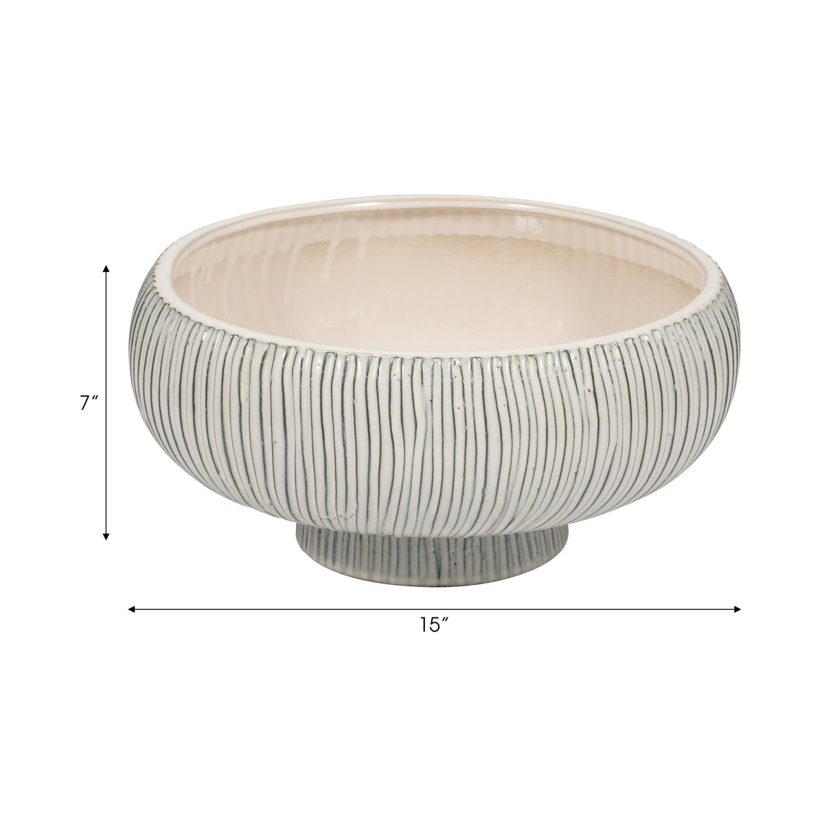 PERRYMAN CERAMIC BOWL Bowl| Sagebrook Home