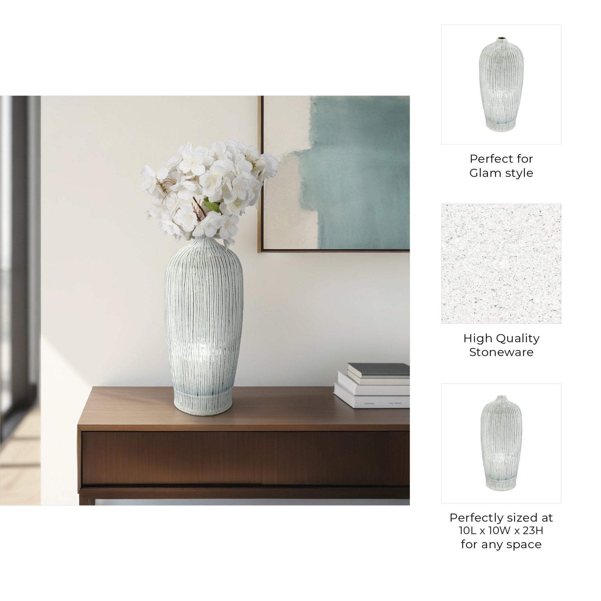 PERRYMAN VASE Vases and Jars| Sagebrook Home