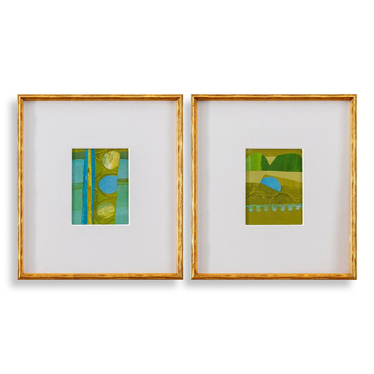 Petite Bijoux Framed Canvases - Lime, S/2 Table Decors| Uttermost