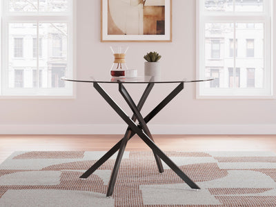 Pharwynn Round Dining Room Table - Al Rugaib Furniture