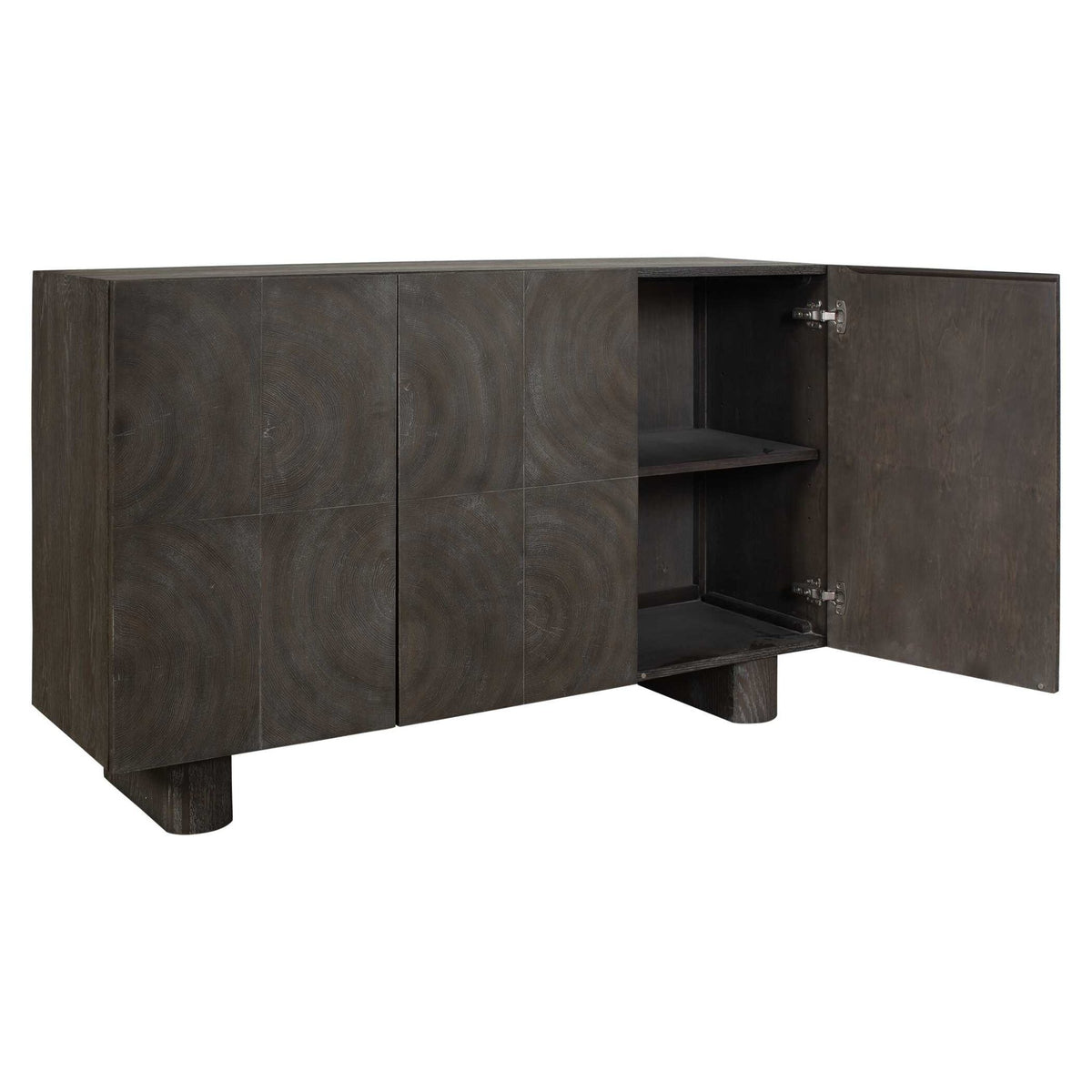 Phineas 3 Door Modern Cabinet Cabinets & Chests| Uttermost