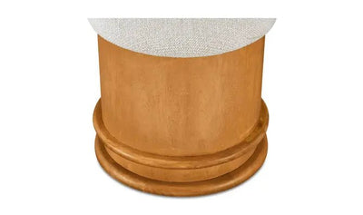 Piccolo Storage Stool Flecked Oatmeal - Al Rugaib Furniture