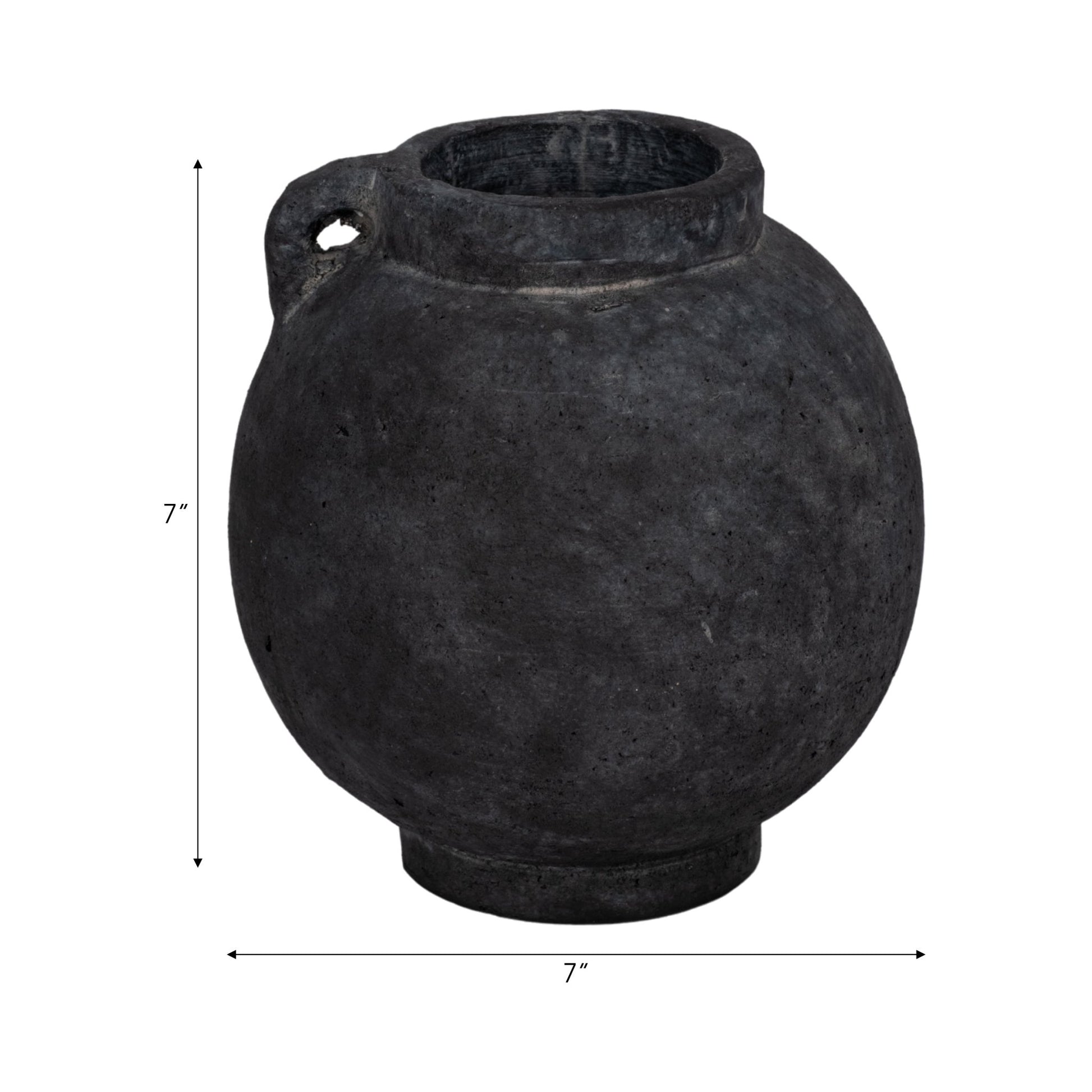 Picnic vase Black/White Vases and Jars| Sagebrook Home