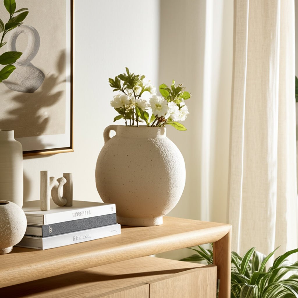 Picnic vase Black/White Vases and Jars| Sagebrook Home