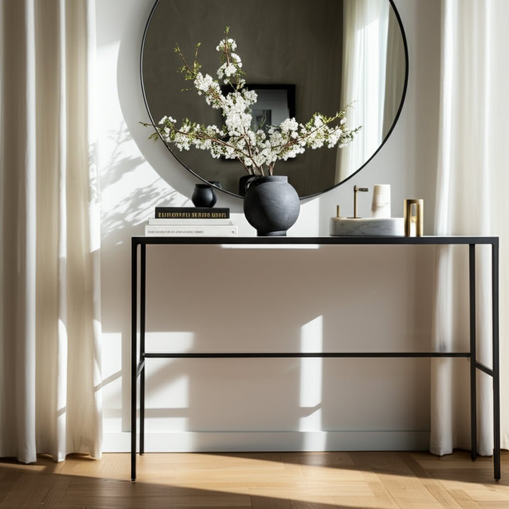 Picnic vase Black/White Vases and Jars| Sagebrook Home