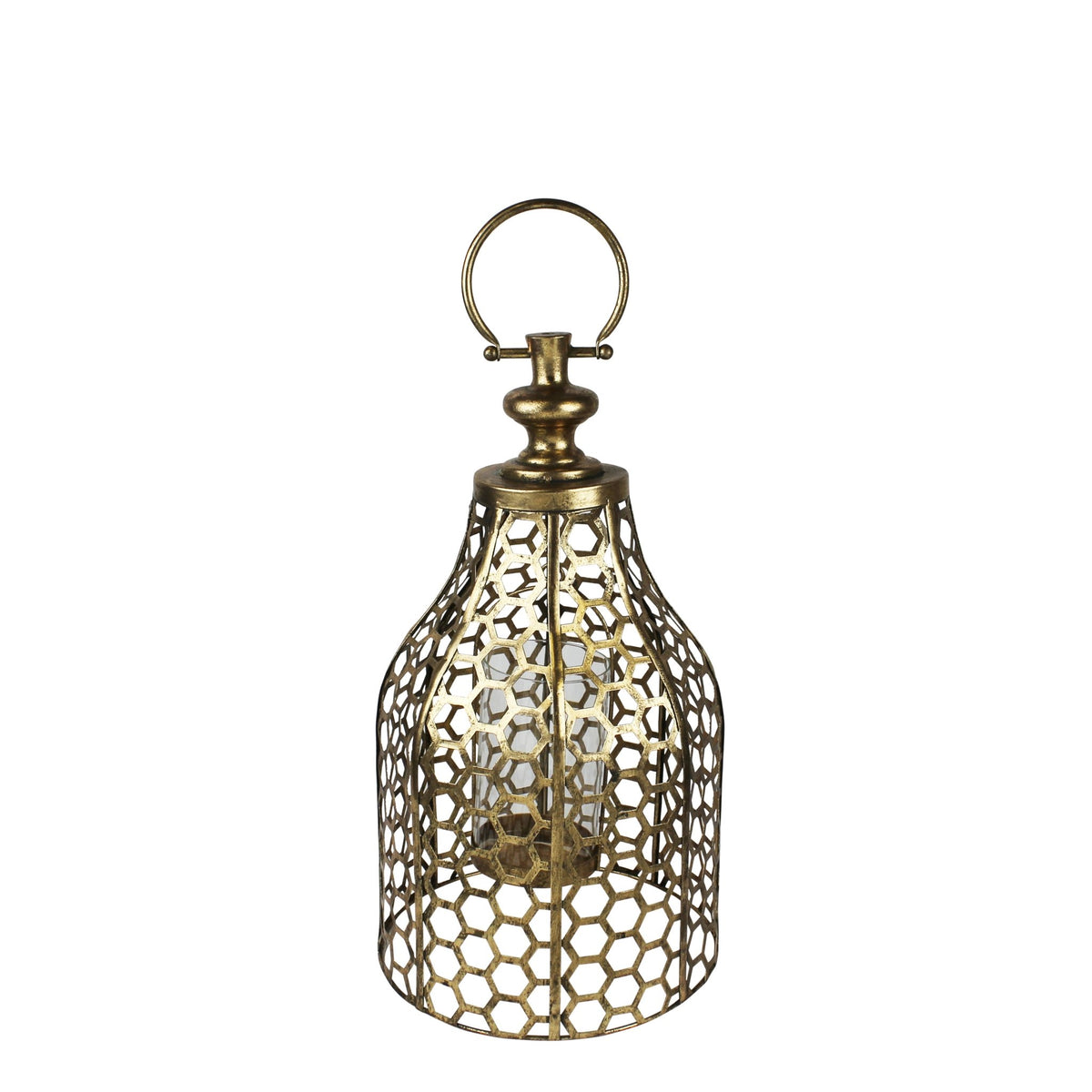 PIERCED LANTERN Candle Holders| Sagebrook Home