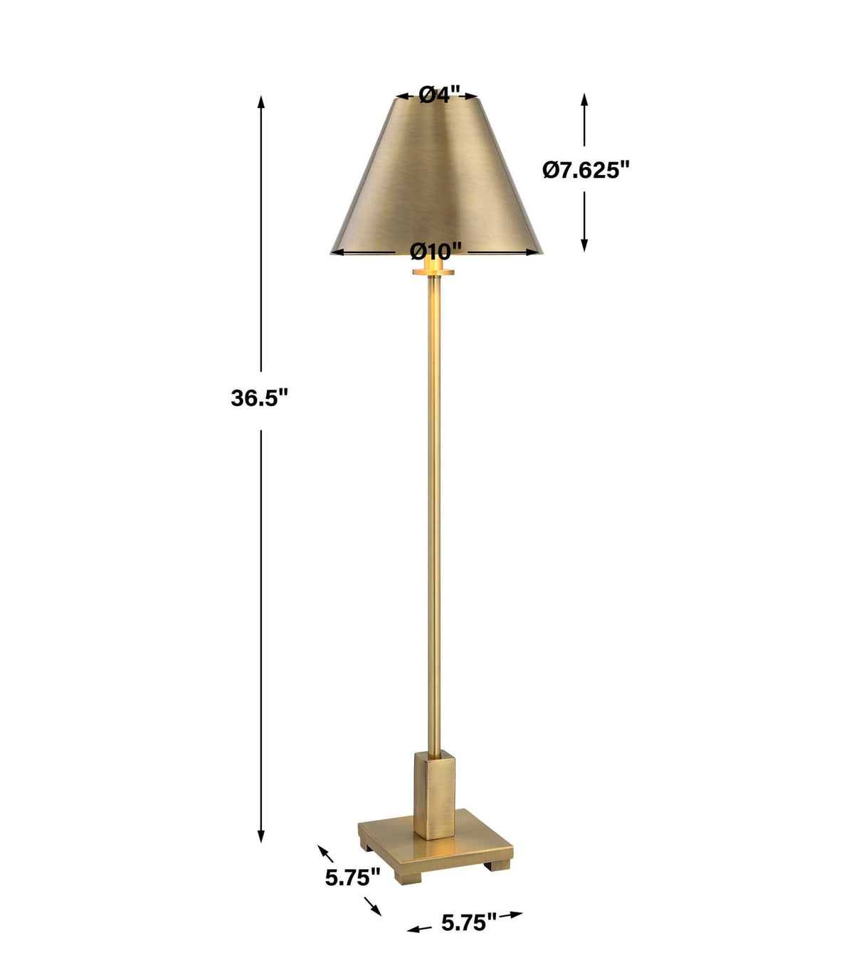 Pilot Brass Buffet Lamp Table Lamps| Uttermost