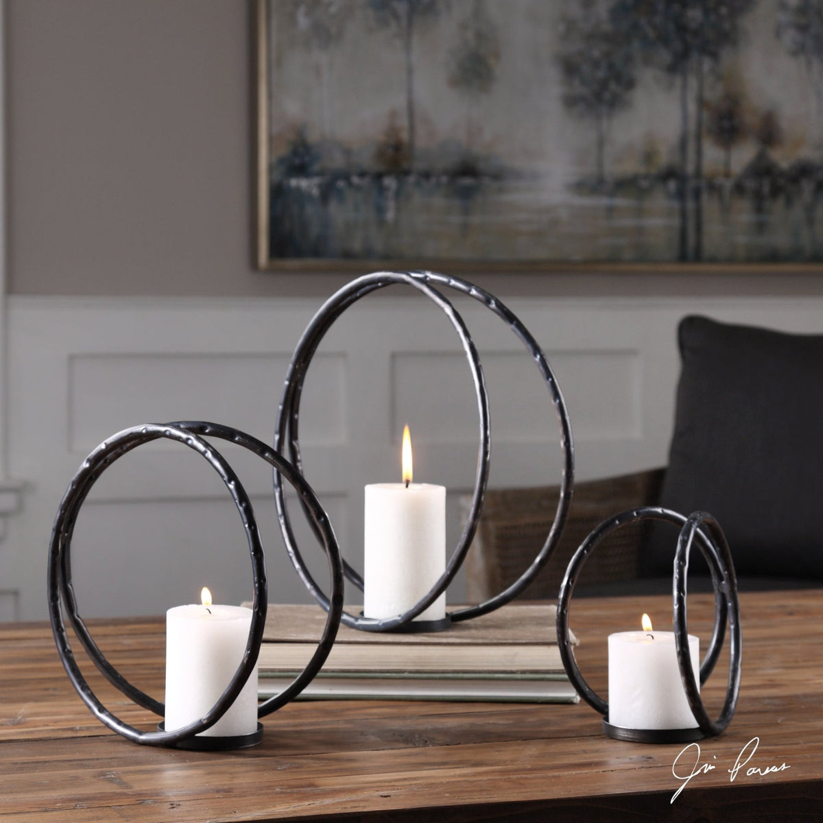 Pina Candleholders, S/3 Candle Holders| Uttermost