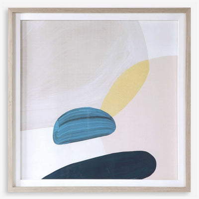 Pink Pebbles I Framed Print - Al Rugaib Furniture