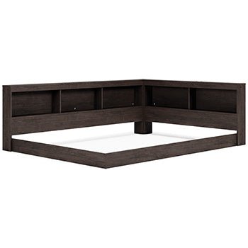 Piperton Bookcase Storage with Side Rail - Al Rugaib Furniture