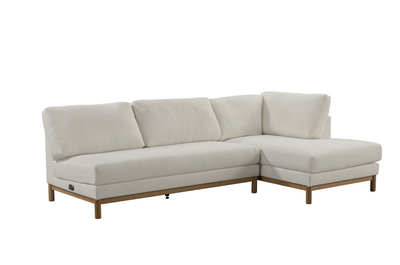 Hargrove Beige Sectional Right Chaise