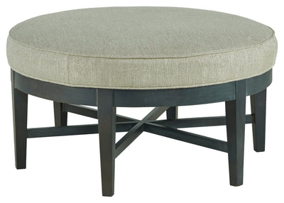Plain Round Ottoman - Al Rugaib Furniture