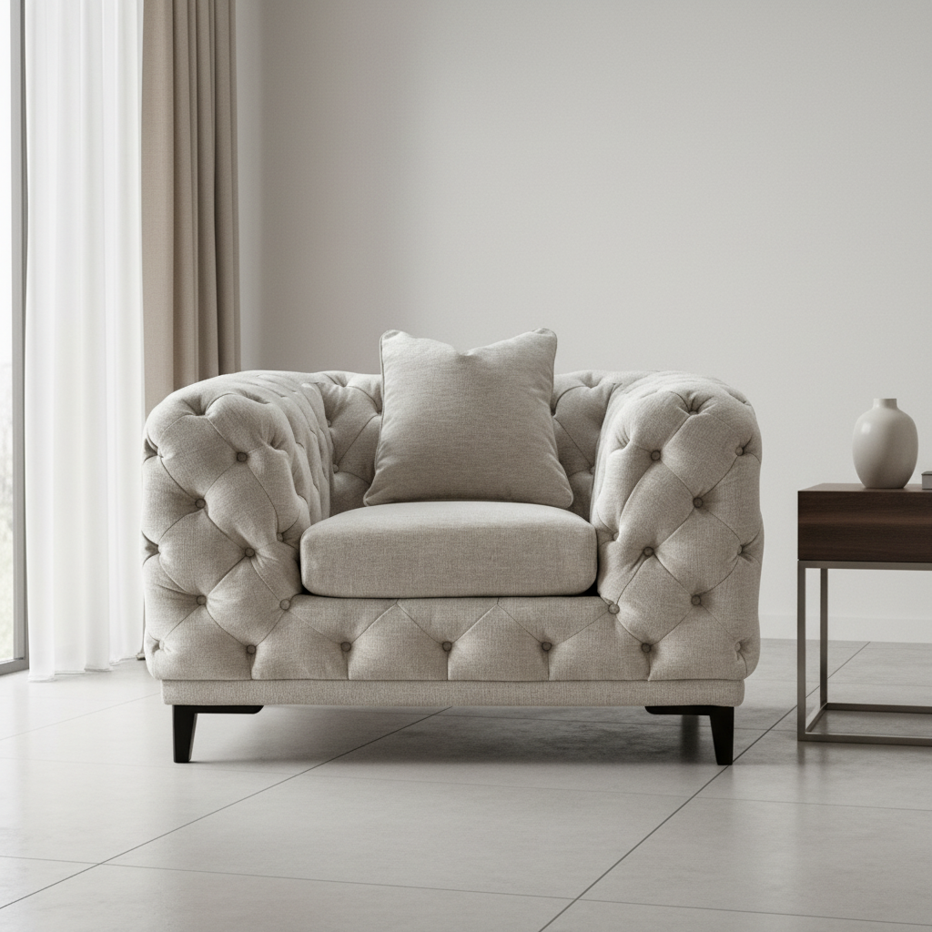 Plain Tuft Chair Roots Furniture
