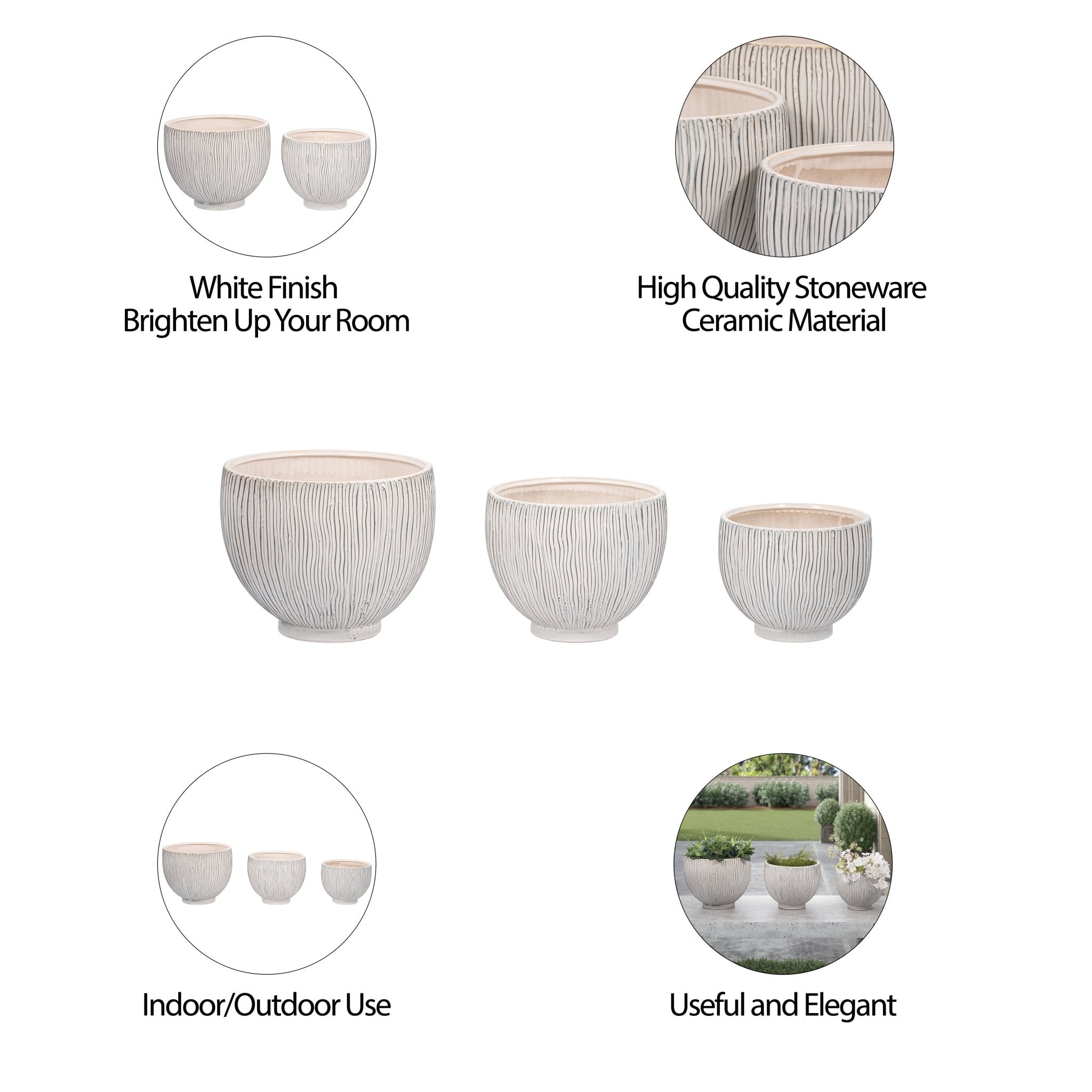 Planters Outdoor Planters| Sagebrook Home