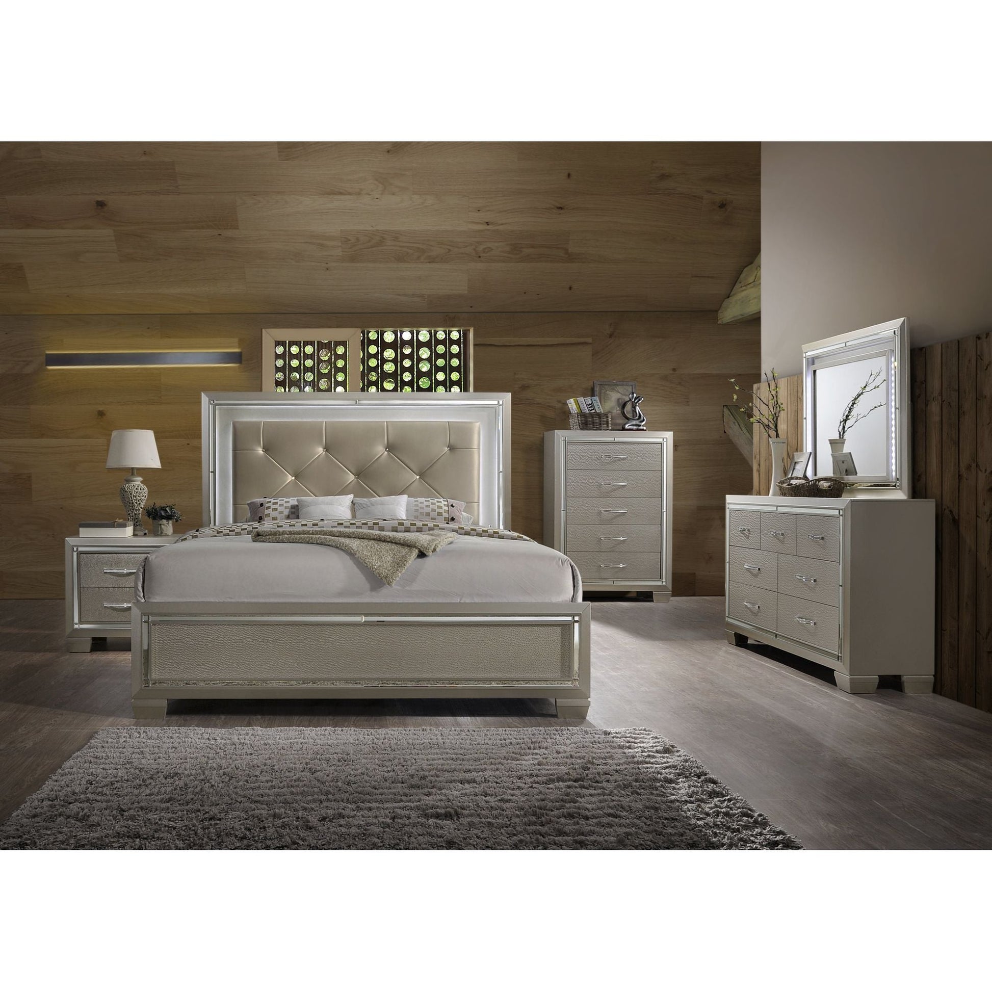 Platinum Nightstand Nightstands| ROOTS FURNITURE