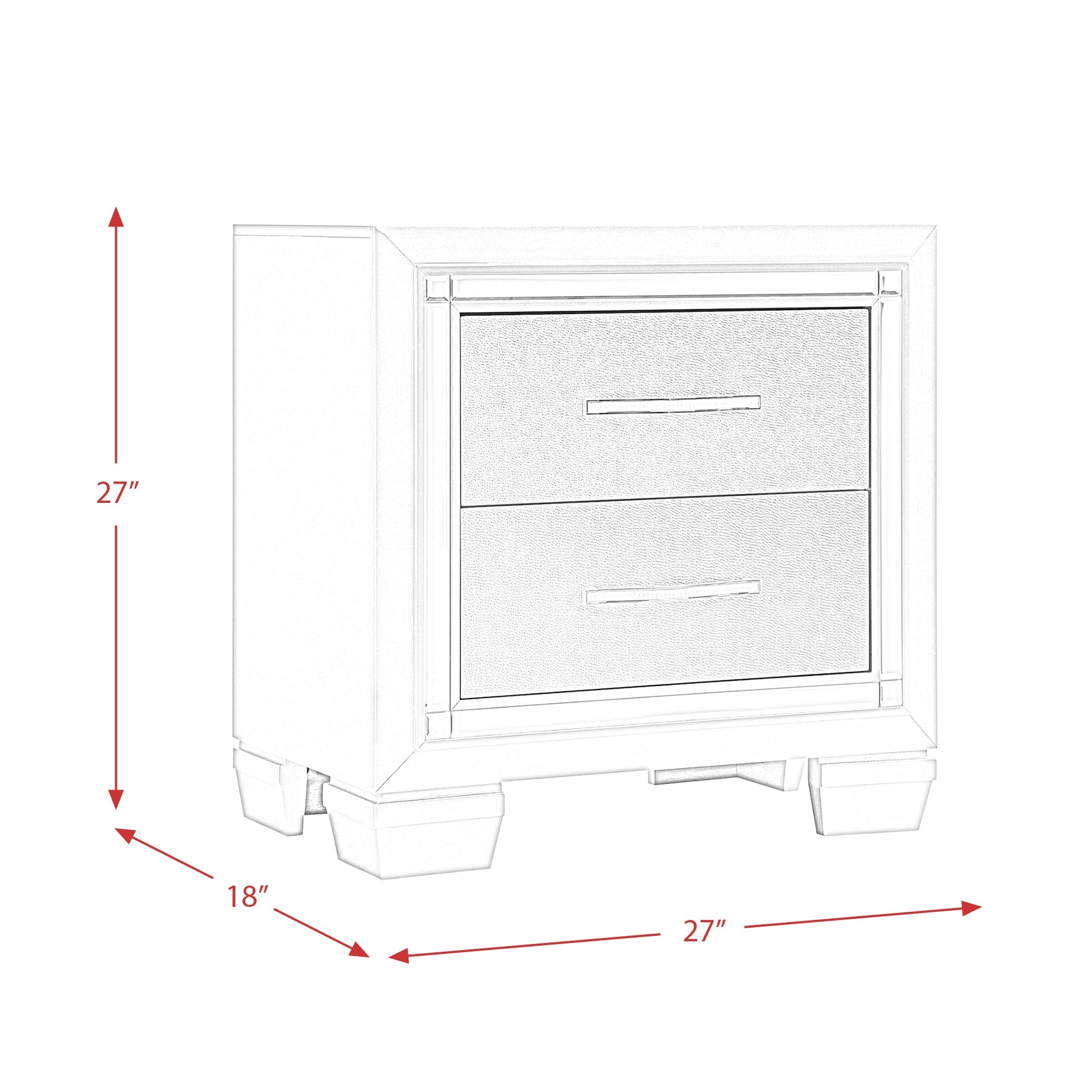 Platinum Nightstand Nightstands| ROOTS FURNITURE