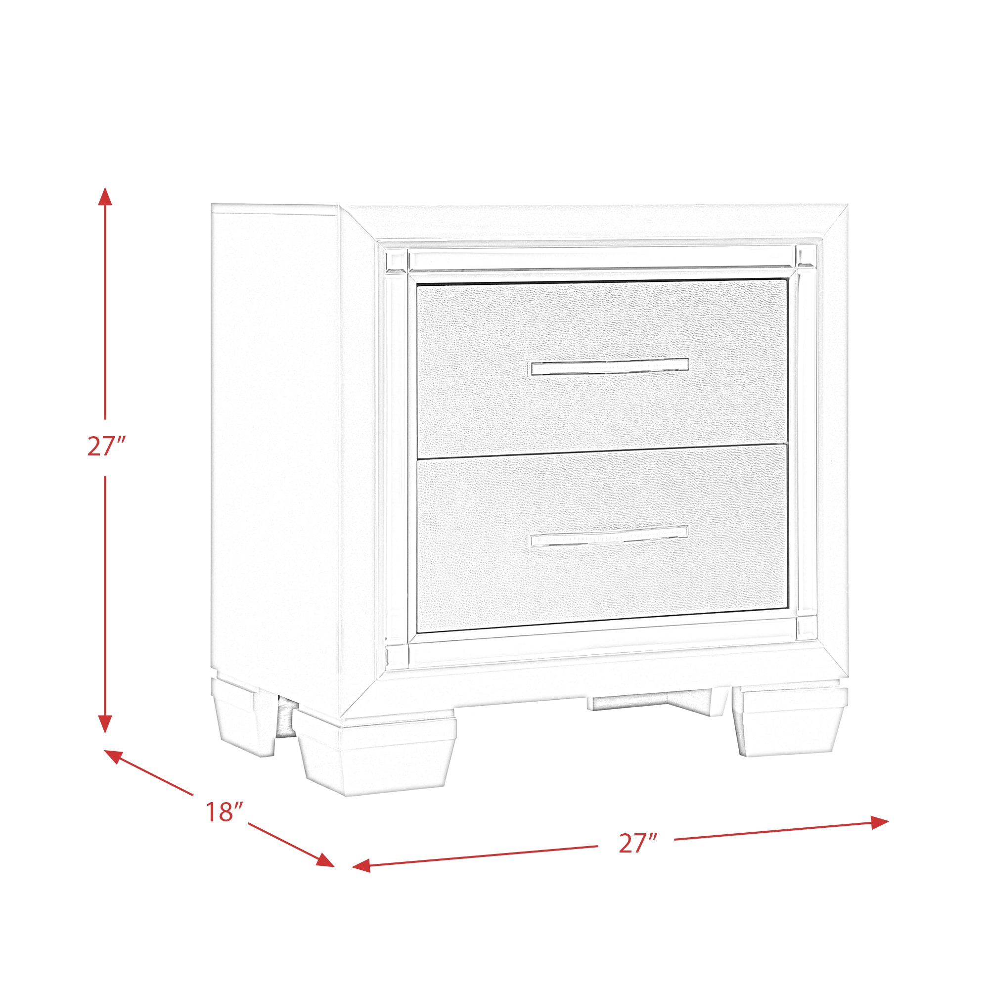 Platinum Nightstand Nightstands| ROOTS FURNITURE
