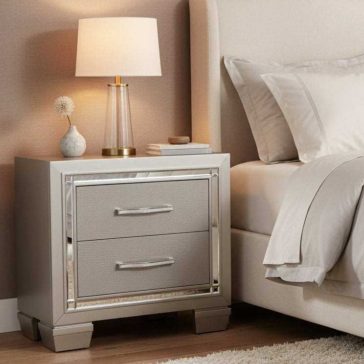 Platinum Nightstand Nightstands| ROOTS FURNITURE