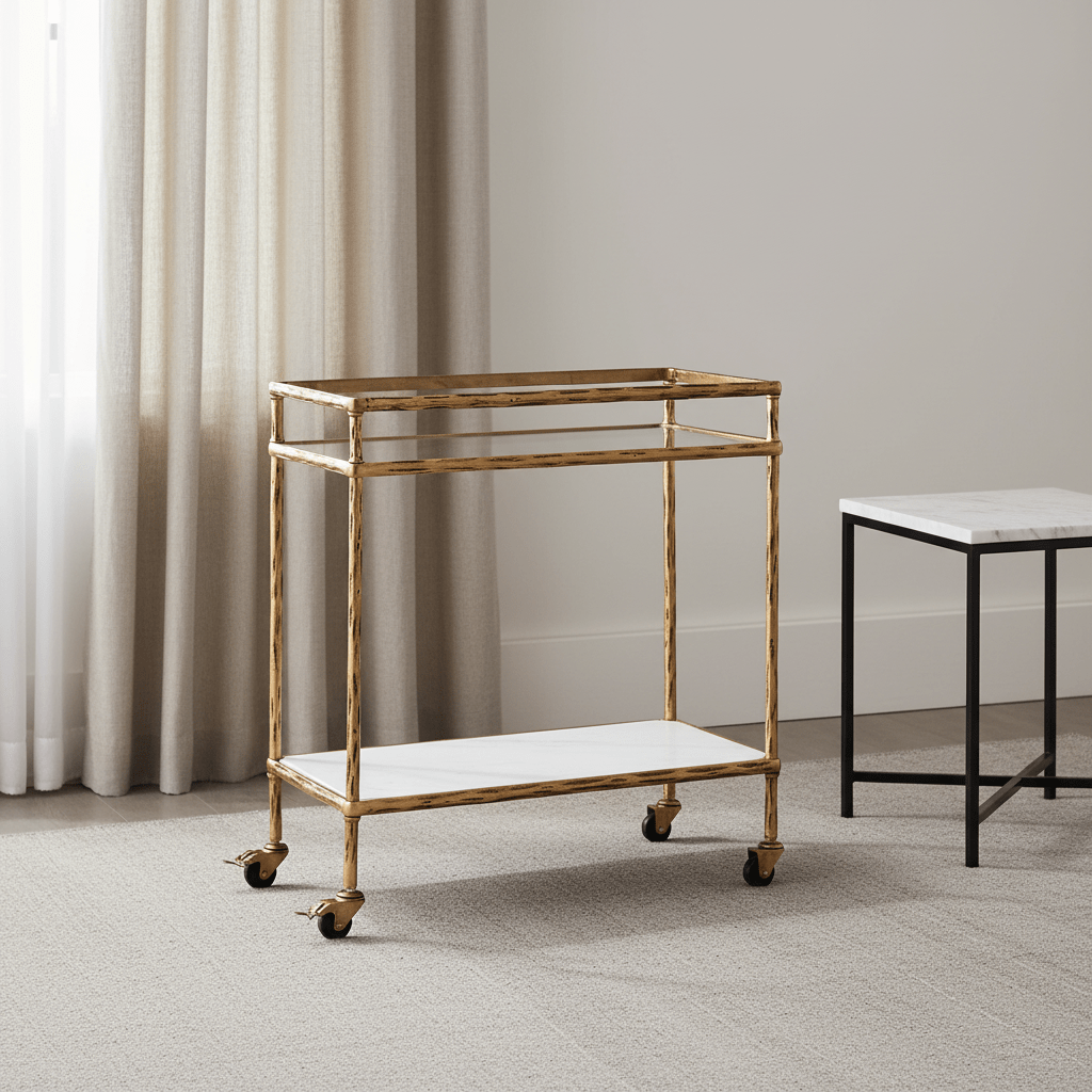 Plattfield Bar Cart Serving Carts| Ashley Homestore