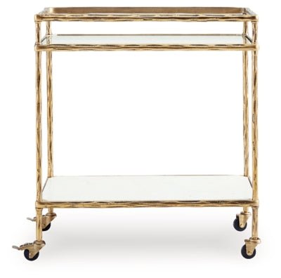 Plattfield Bar Cart Serving Carts| Ashley Homestore