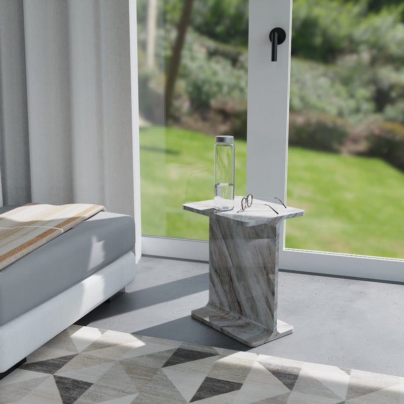 Plerre MARBLE SIDE TABLE - Al Rugaib Furniture