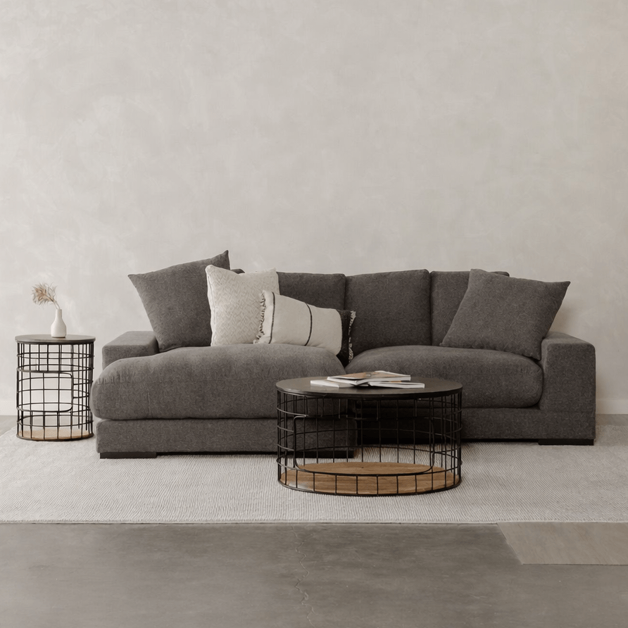 Plunge Sectional Anthracite Sectionals| Moe's Home