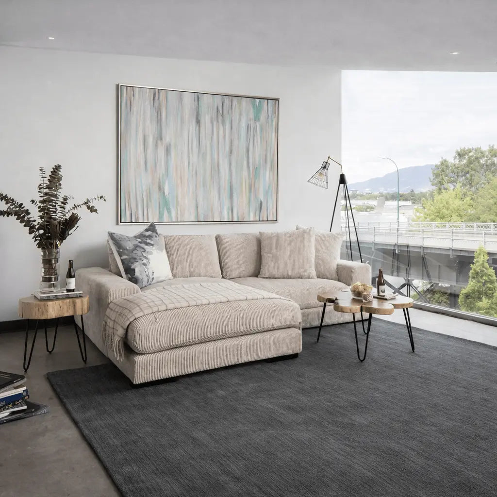 Plunge Sectional Cappuccino Sectionals| Moe's Home