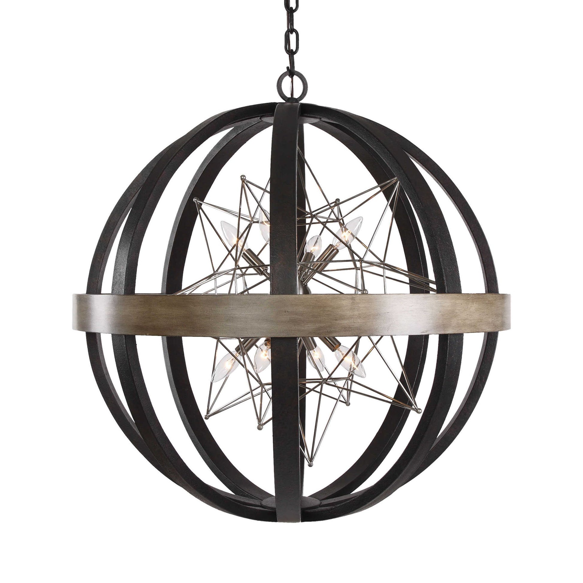 Polaris, 8 Lt Large Chandelier chandeliers| Uttermost