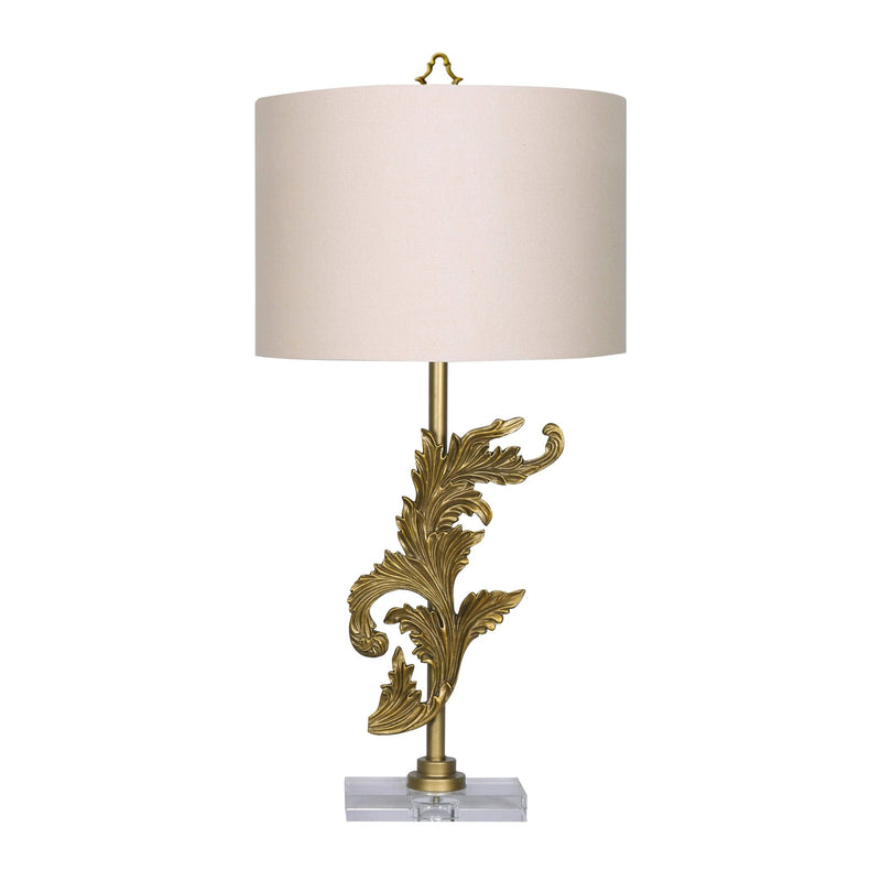 POLY 28" LEAF TABLE LAMP, GOLO - Al Rugaib Furniture