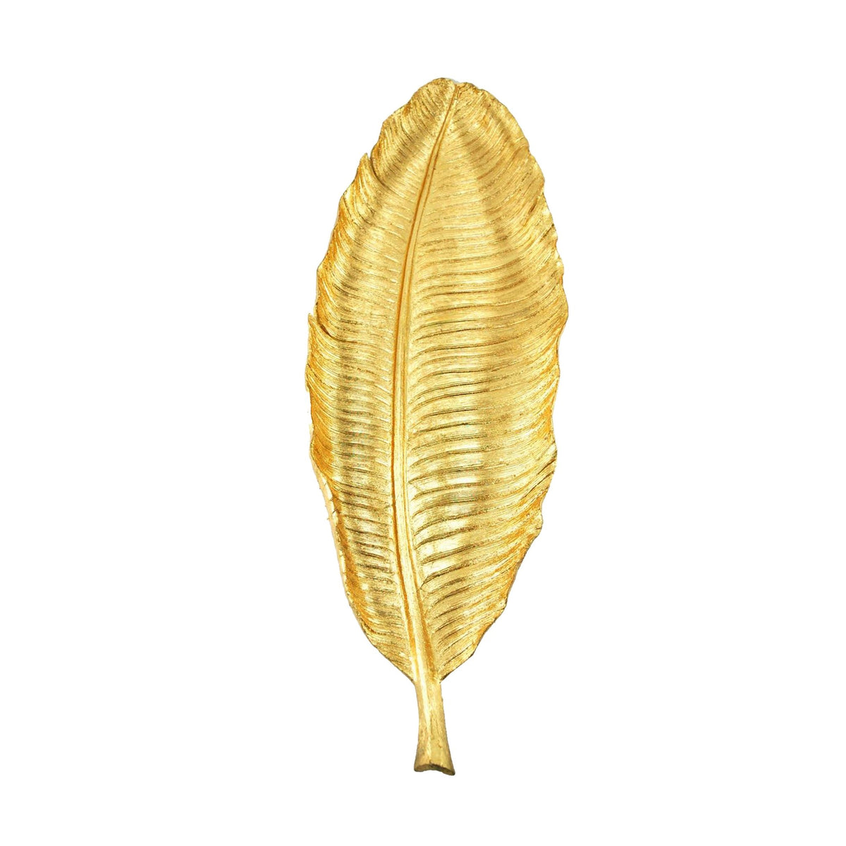 Polyresin Leaf Wall Decor, Gold Table Decors| Sagebrook Home
