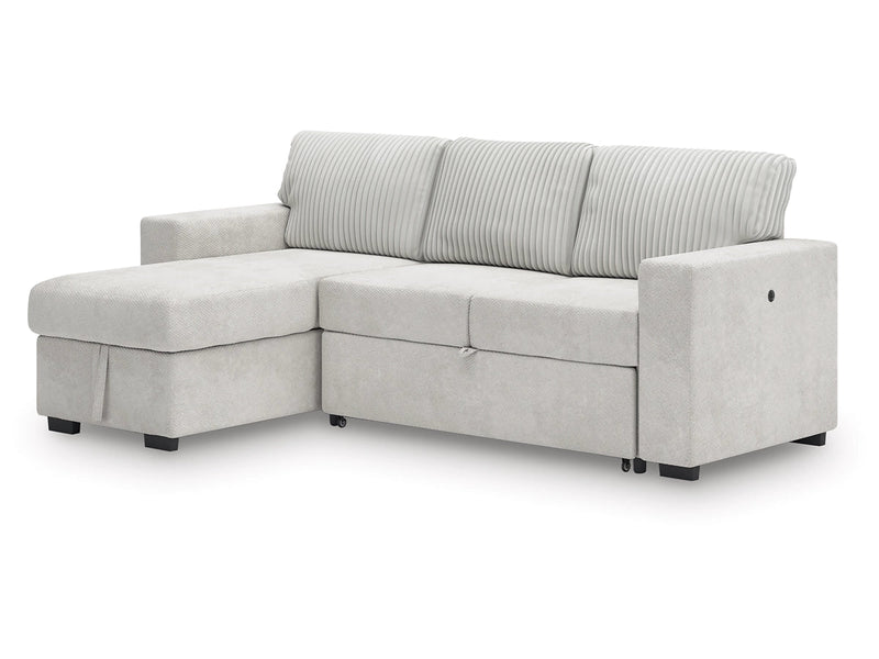 Poppleton 2 - Piece Sectional with Pop Up Sleeper and Chaise - Al Rugaib Furniture