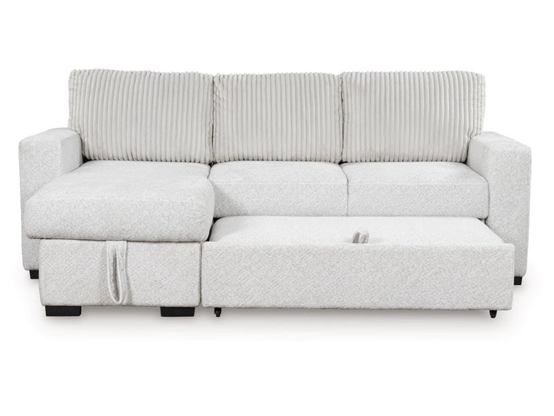 Poppleton 2 - Piece Sectional with Pop Up Sleeper and Chaise - Al Rugaib Furniture