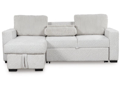 Poppleton 2 - Piece Sectional with Pop Up Sleeper and Chaise - Al Rugaib Furniture