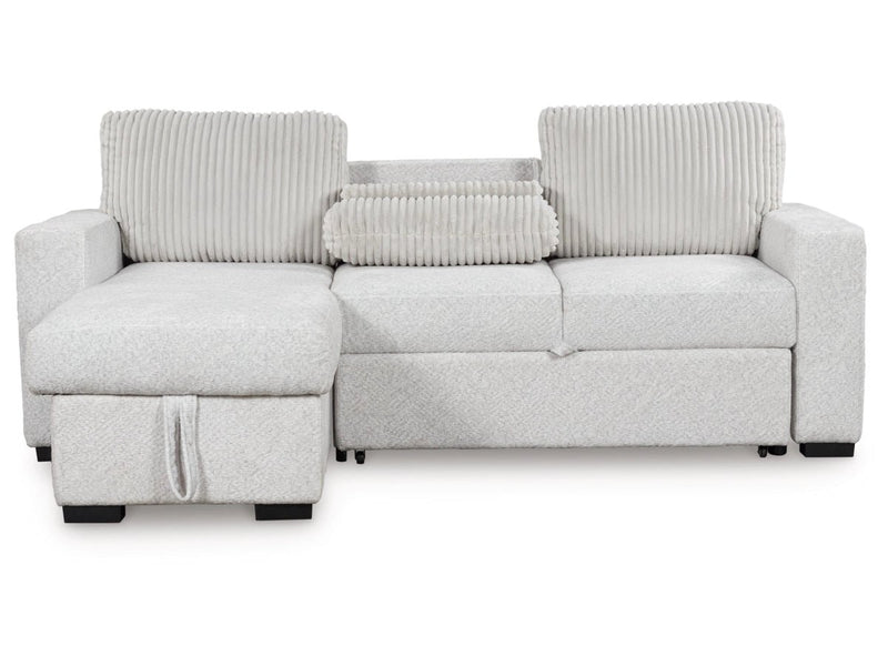 Poppleton 2 - Piece Sectional with Pop Up Sleeper and Chaise - Al Rugaib Furniture