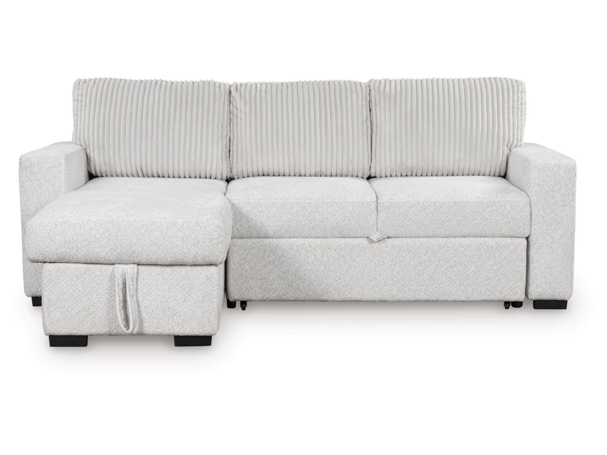 Poppleton 2-Piece Sectional with Pop Up Sleeper and Chaise Sectionals| Ashley Homestore