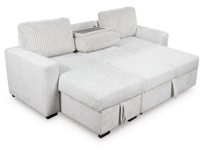Poppleton 2 - Piece Sectional with Pop Up Sleeper and Chaise - Al Rugaib Furniture