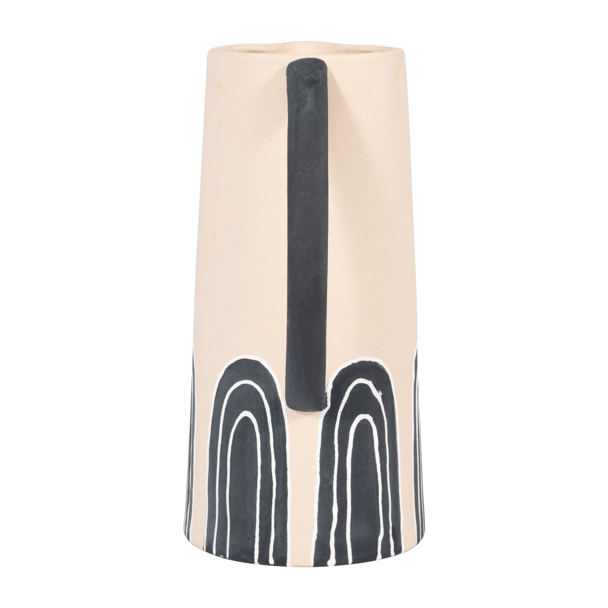 PORCELAIN, 10" TAHOE PITCHER VASE, BLUE/NATURAL Vases and Jars| Sagebrook Home
