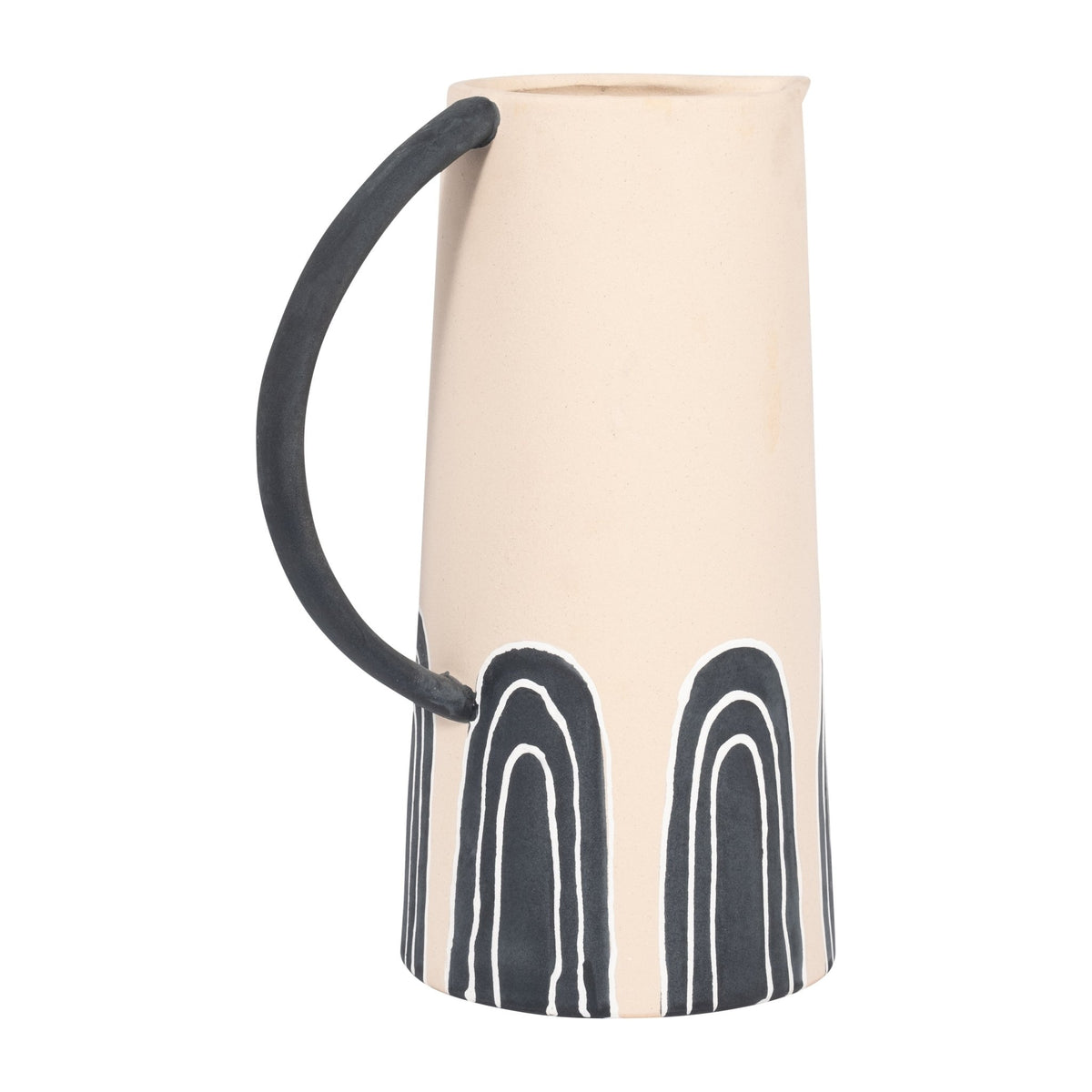 PORCELAIN, 10" TAHOE PITCHER VASE, BLUE/NATURAL Vases and Jars| Sagebrook Home