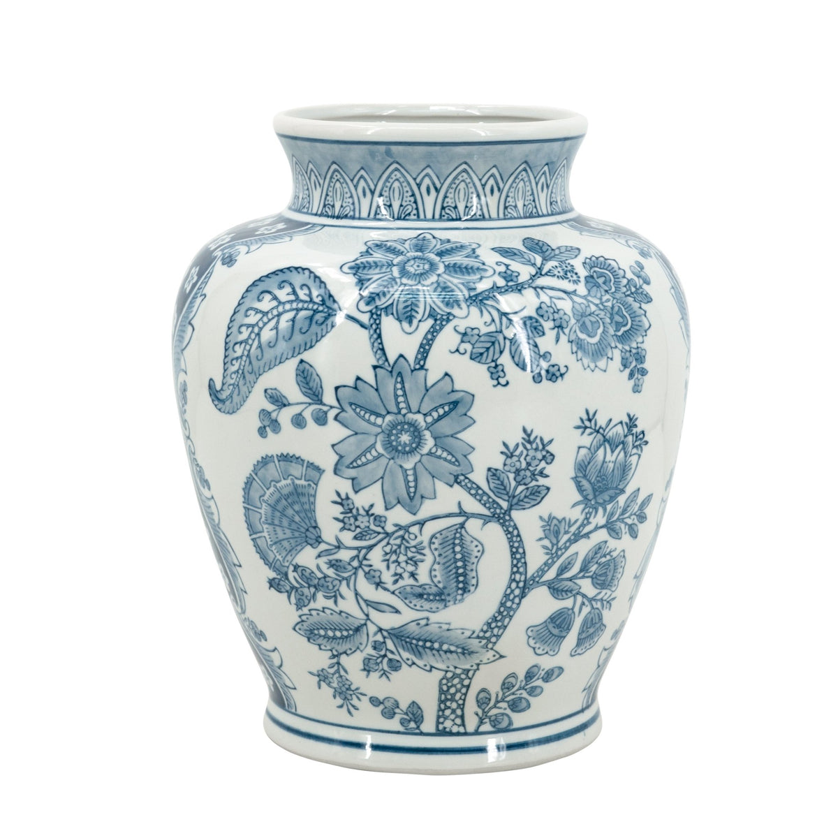 Porcelain Blue And White Vase Vases and Jars| Roots Furniture