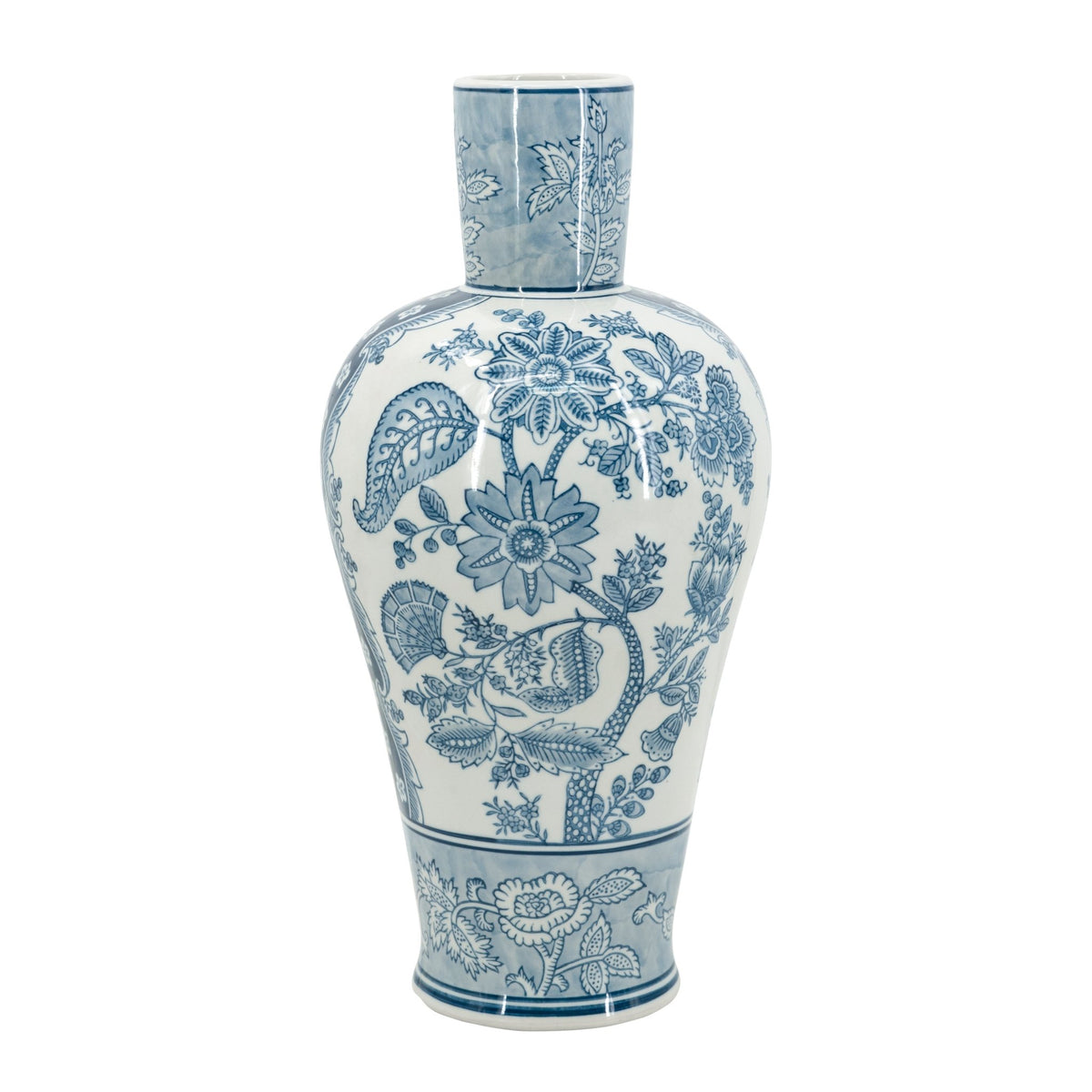 Porcelain Blue And White Vase Vases and Jars| Roots Furniture