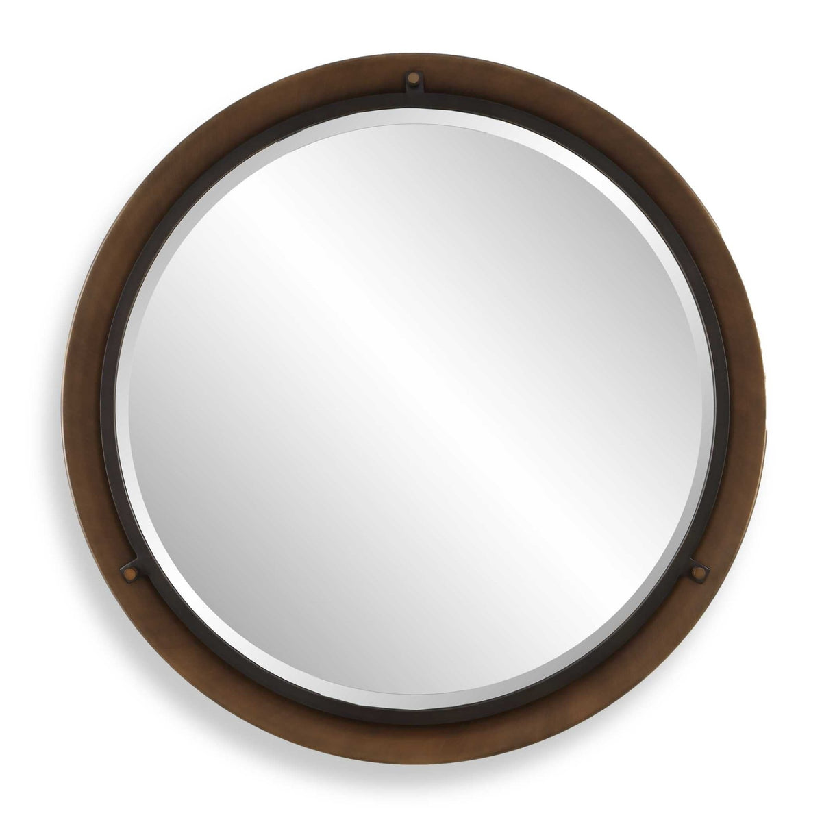 Porthole Bronze Round Mirror Mirrors| Uttermost