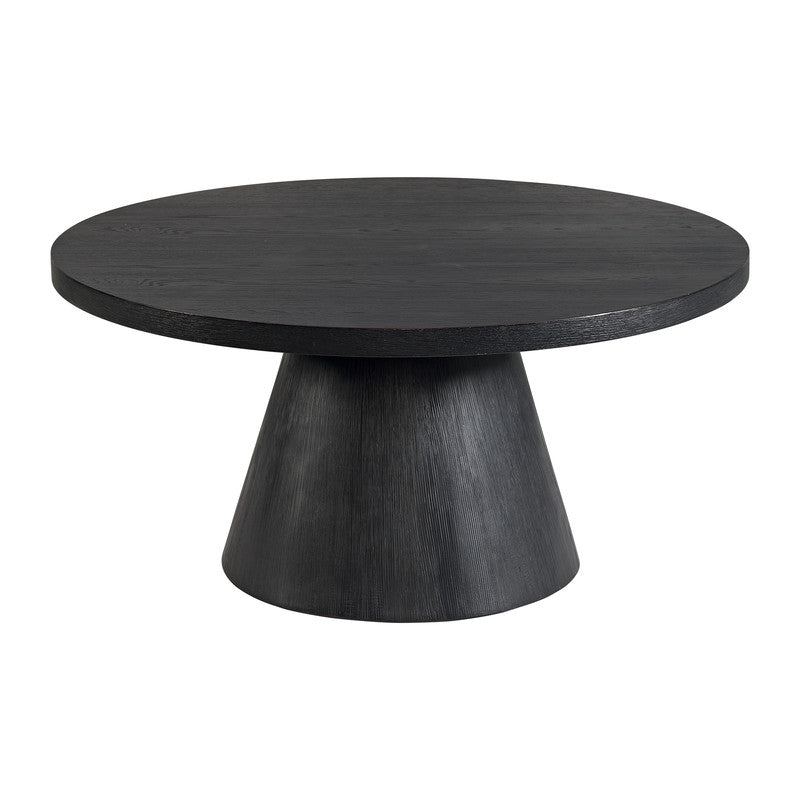 Portland Round Coffee Table in Black Coffee Tables| Roots Furniture