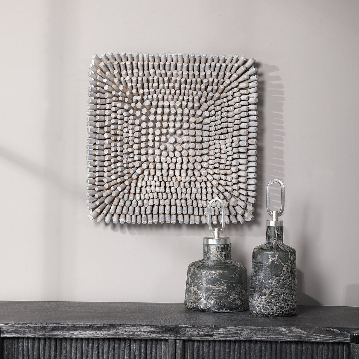 Portside Wood Wall Panel Table Decors| Uttermost