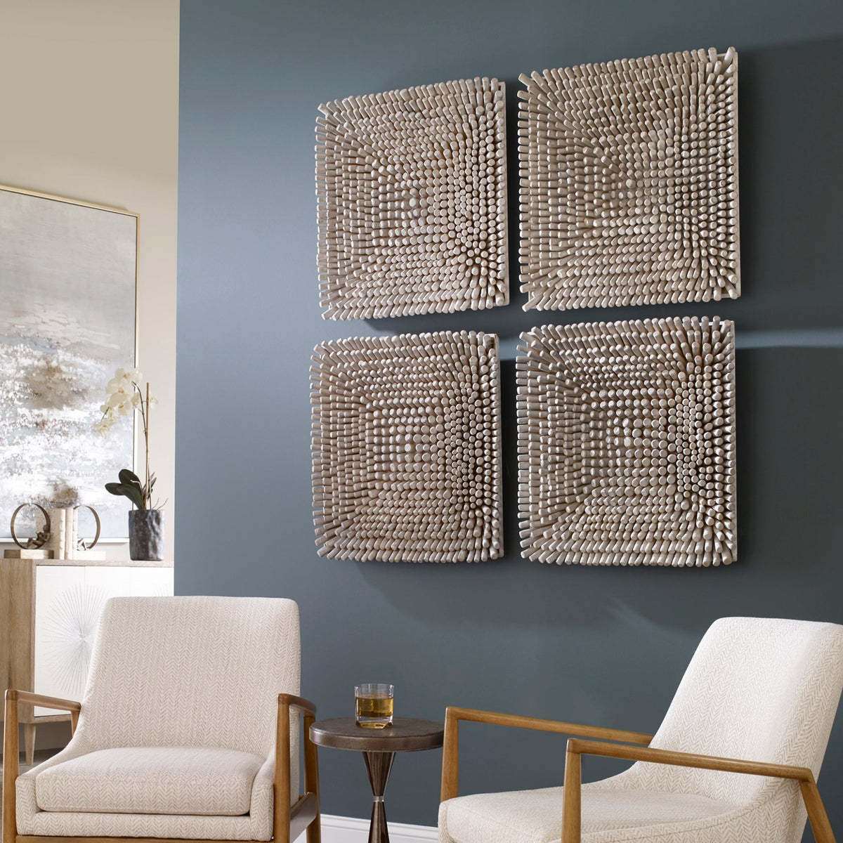 Portside Wood Wall Panel Table Decors| Uttermost